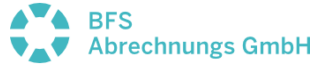 Logo der BFS Abrechnungs GmbH – Partner von Nettelbeck Alltagshilfe
